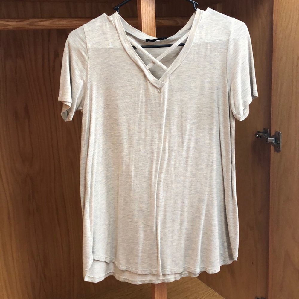 Cream colored shirt